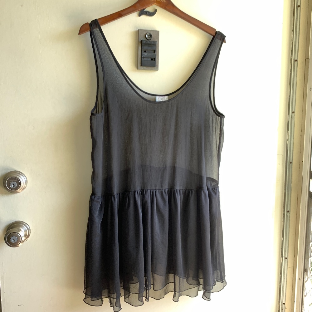 Intimately Free People Sheer Black Nightie size M
